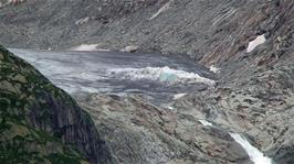 The Rhone Glacier, seen from the Grimsel Pass Overlook